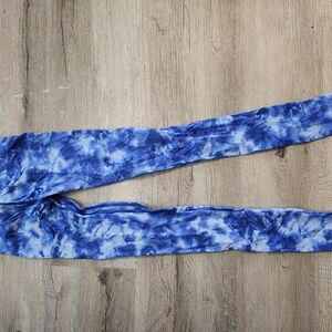 K-DEER Blue Tie-Dye Leggings